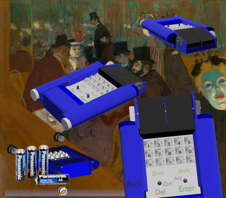 Illustration of mouse keyboard pyramids